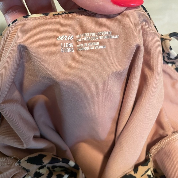 Aerie Wrap One Piece Swimsuit- Long - Picture 2 of 3